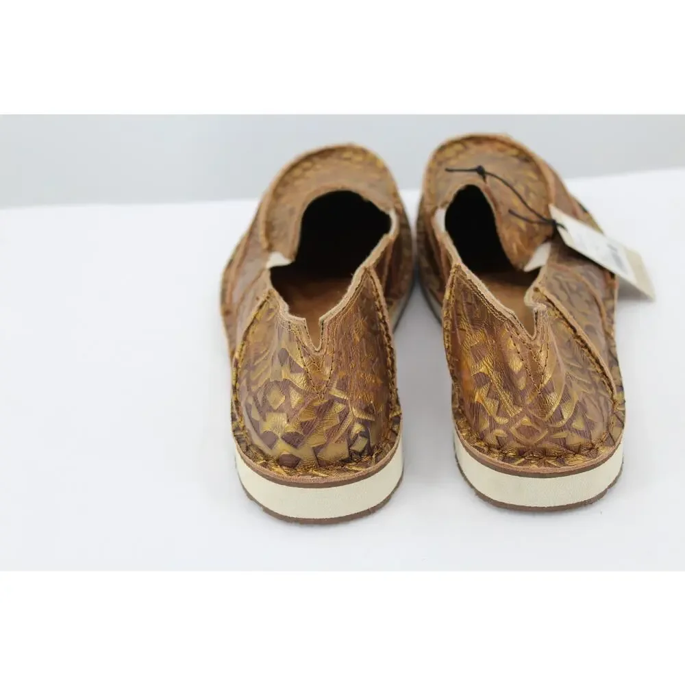 Ariat Cruiser Women's 9.5 Copper Blanket Emboss Casual Slip-On Shoes New